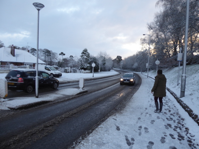 Snow, Hospital Road, Omagh