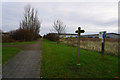 Path leading to Genesis Way, Europarc