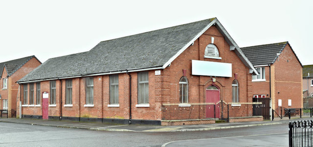 Former mission hall, Lord Street, Belfast (December 2017)
