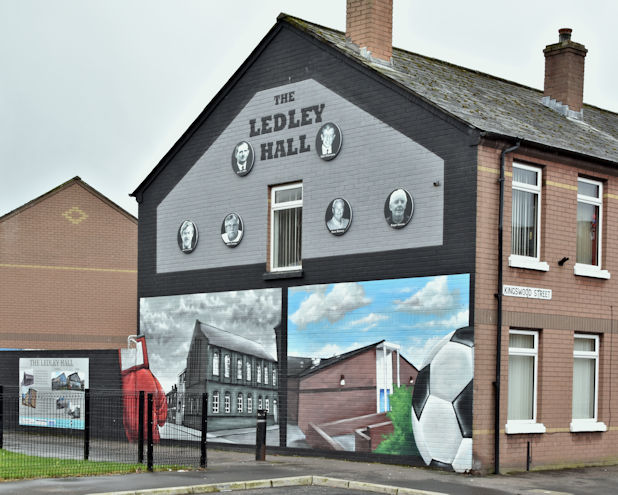 The Ledley Hall mural, Belfast (December 2017)