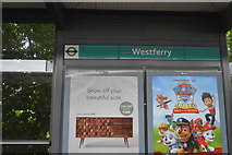 TQ3780 : Westferry DLR Station by N Chadwick