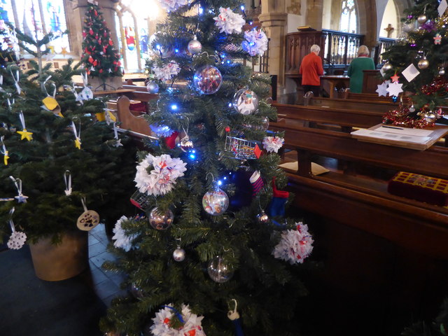The 2017 Christmas Tree Festival at St Laurence Church, Hawkhurst