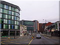 London Road from Boston Street in December 2015