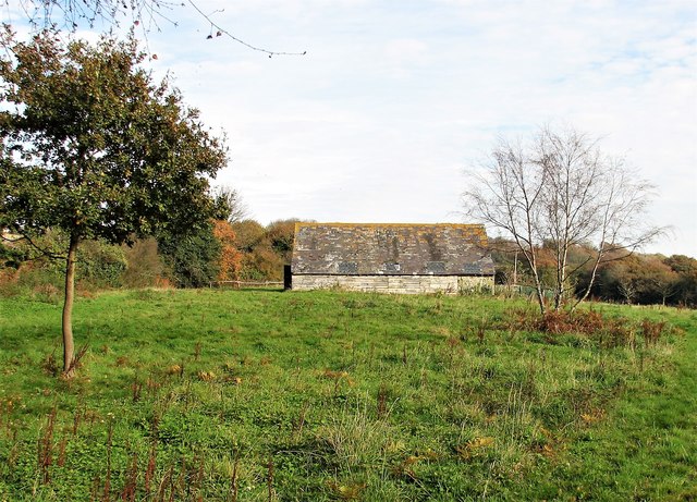 Stone barn at Fishponds Farm off Barley Lane, Hastings
