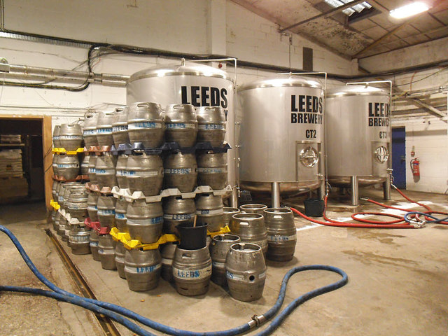 Leeds Brewery: conditioning tanks