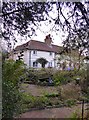 Weather-boarded cottages, off Mill Lane, Ewell