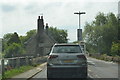 SP4408 : Queuing for the Swinford Toll Bridge by N Chadwick