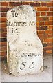 Old Milestone by the A4 in Thatcham