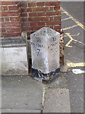SU8168 : Old Milestone by the A329 in Wokingham by A Rosevear