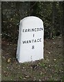 Old Milestone by the A417, east of Faringdon