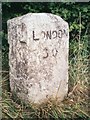 Old Milestone by the A413 in Abbey Park