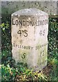 Old Milestone by the A413 in Whitchurch, Buckinghamshire