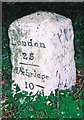 Old Milestone by the A40, west of Beaconsfield