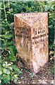 Old Milepost by the A6 in High Lane