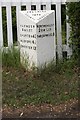 Old Milepost by the former B5130 in Shocklach