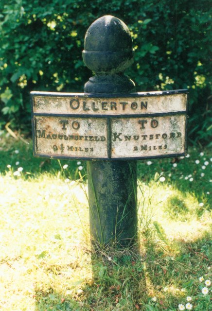 Old Milepost, A537, Chelford Road,... © J Higgins :: Geograph Britain ...