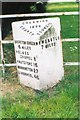 Old Milepost by the A50 in Lawton Gate