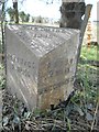 Old Milepost by the A530, Whitchurch Road, north of Broomhall