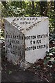 Old Milepost by the A5133, Hooton Road, Hooton