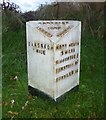 Old Milepost by the A533, The Hill, Betchton Heath