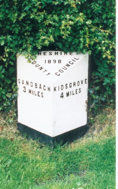 Old Milepost by the B5078, Chellshill