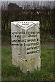 Old Milepost by the B5142, Sandy Lane, Weaverham