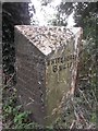 SJ5048 : Old Milepost by the A41, south of Hampton Heath by C Minto