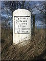 Old Milestone by the A596, east of Wigton