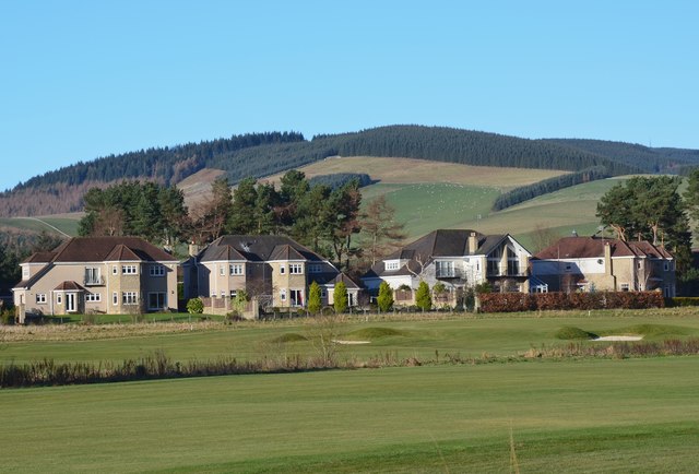 Houses by Cardrona golf course