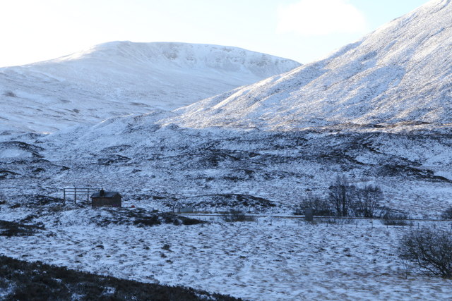 A glance to the sou'west by the Boar  at Drumochter