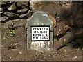 Old Milestone by the former A66, north east of Threlkeld