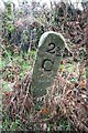 Old Milestone by the former A388, north of Vernigo Cross