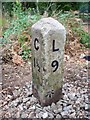 SX3572 : Old Milestone by the A388, north west of Kelly Bray by Ian Thompson