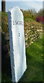 Old Milestone by the B3254, north of Upton Cross