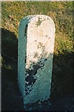 SW7251 : Old Milestone in Trevallas Coombe by Ian Thompson
