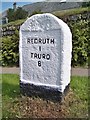 Old Milestone by the A393, Mount Ambrose, Redruth