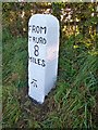 Old Milestone on Tubbon Hill, south of Stithians Showground