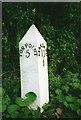 SX3754 : Old Milepost by the A374, east of Shevlock by Ian Thompson