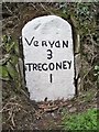 Old Milestone by the A3078, opposite Hay Cottage