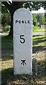 Old Milestone by the B3074, Corfe Mullen