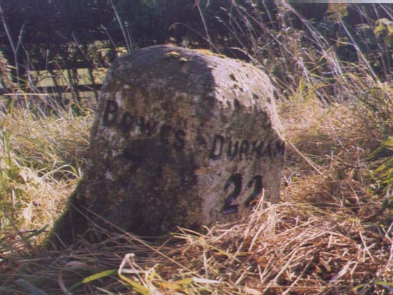 Old Milestone by the A688, east of Barnard Castle