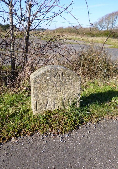 Old Milestone by the B3233, West Yelland