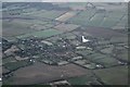 Frost on the ground at Goulceby: aerial 2017