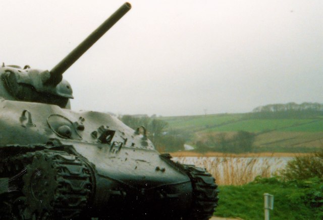 World War 2 tank at Torcross
