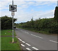 ST0981 : Speed camera sign on a Heol Pant-y-gored lamppost, Pentyrch by Jaggery