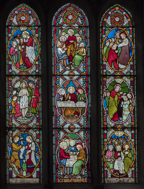 Stained glass window, St Mary Magdalene church, Walkeringham