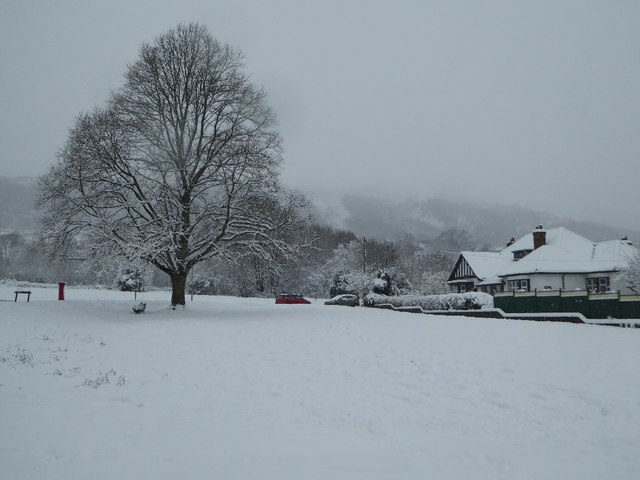 Malvern Common in snow