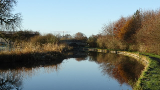 Macclesfield Canal - View towards Danes Moss Br