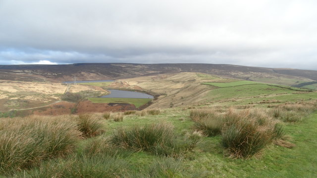 View ENE along Hollingworthall Moor