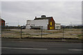 Buildings on Wickham Road, Grimsby Docks